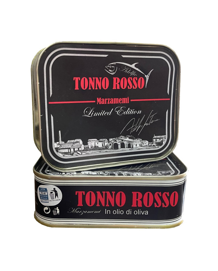 Tonno Rosso limited edition in latta quadrata (330 g) | Adelfio