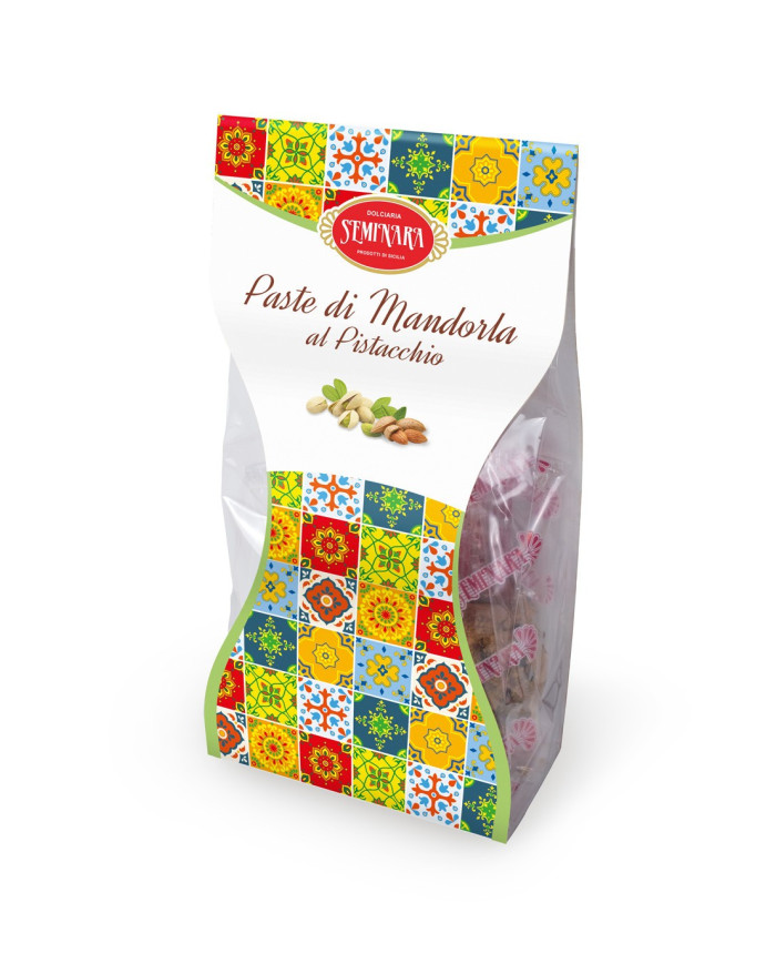 Biscotti Paste di Mandorla al Pistacchio Seminara (200 gr)