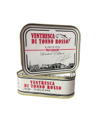 Ventresca di Tonno Rosso limited edition in latta quadrata Adelfio 330 gr