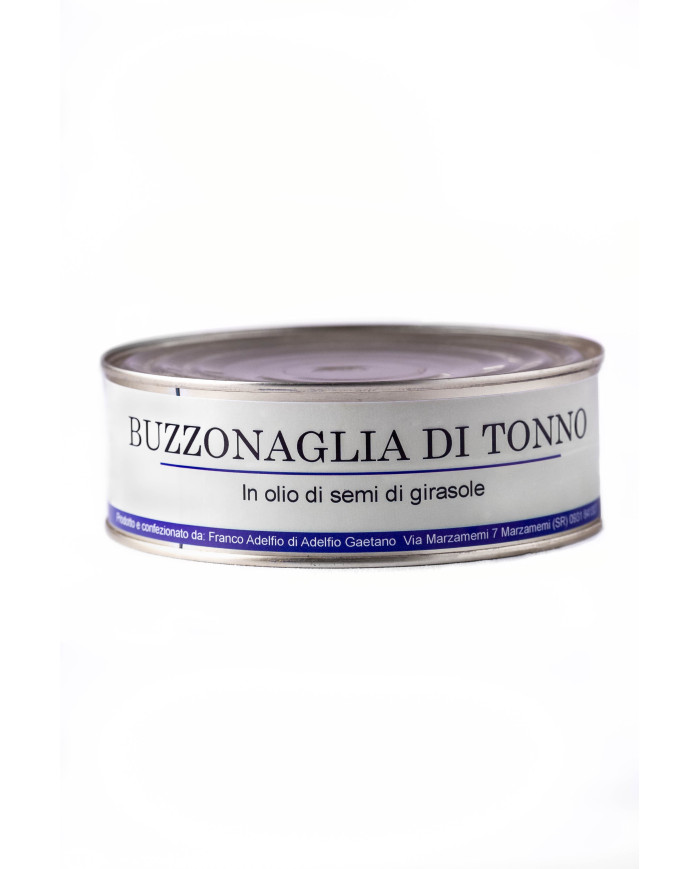 Buzzonaglia di Tonno olio di semi in latta Adelfio 300 gr