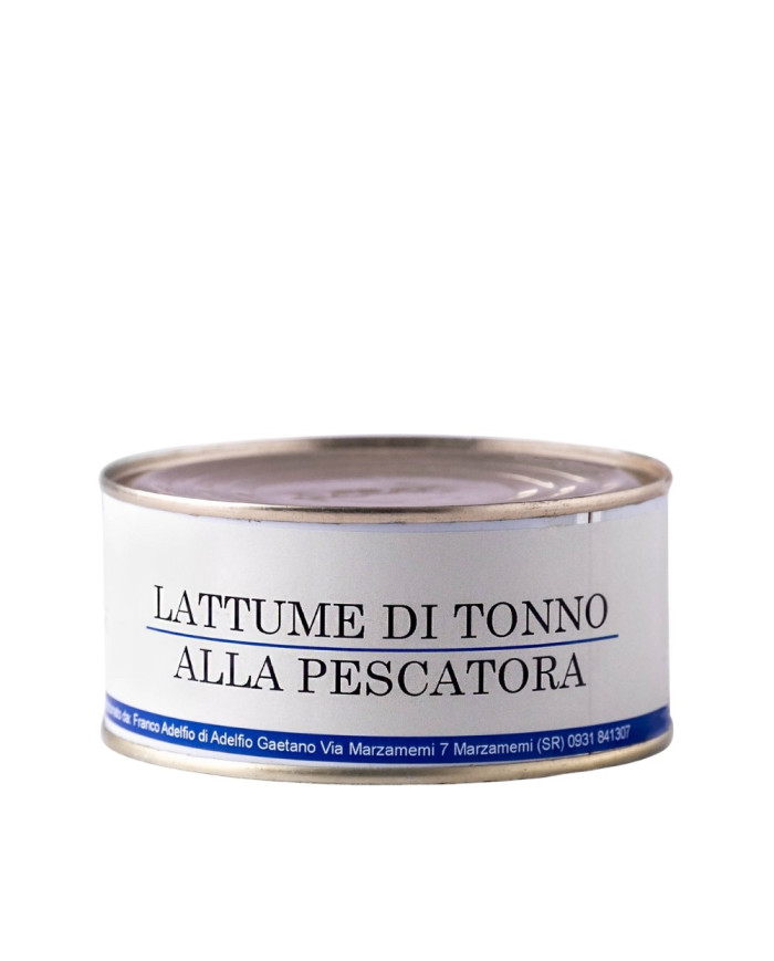 Lattume di Tonno alla Pescatora in latta Adelfio 300 gr
