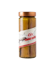 Tonno Rosso in olio d'oliva in vaso Adelfio 600 gr