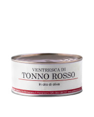 Ventresca di Tonno Rosso all'olio d'oliva in latta Adelfio 300 gr