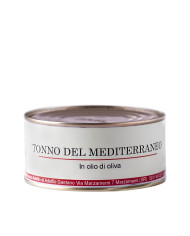 Tonno del Mediterraneo olio d'oliva in latta Adelfio 300 gr
