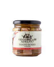 Tonno rosso in olio d'oliva in vaso Adelfio (300 gr)