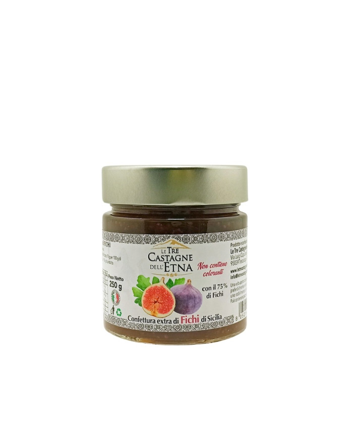 Confettura Extra di Fichi di Sicilia Le 3 Castagne dell'Etna 250 g