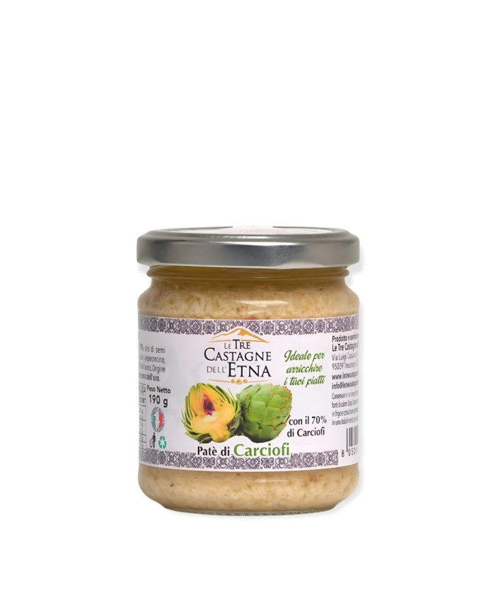 Patè di carciofi Le Tre Castagne dell'Etna 170 g