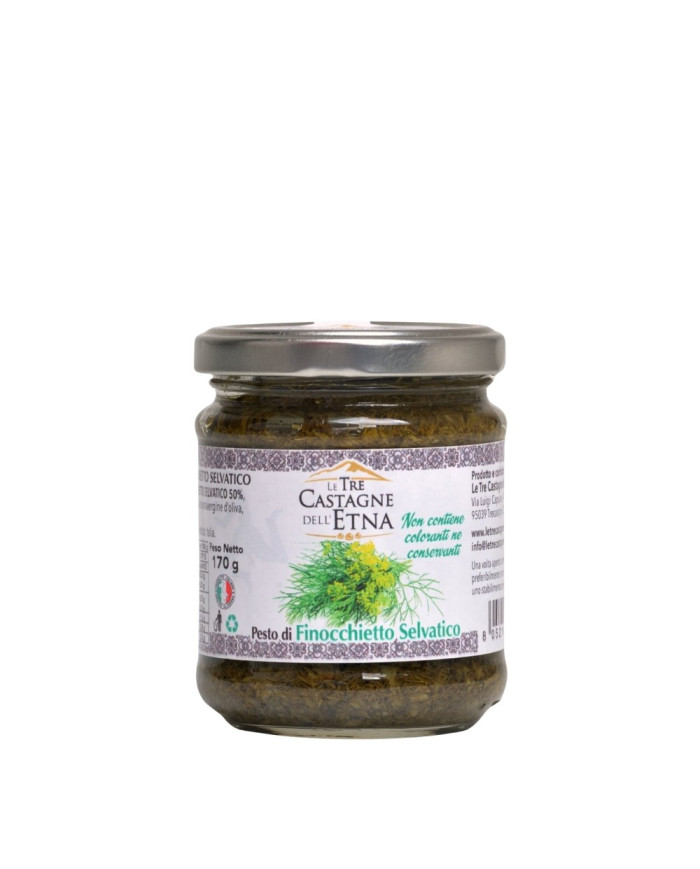 Pesto di finocchietto Le Tre Castagne dell'Etna 170 gr