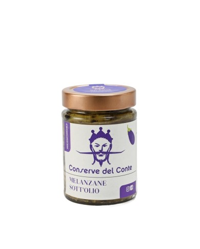 Melanzane sott'olio siciliane Conserve del Conte 280 gr