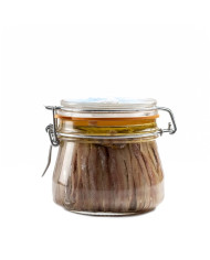 Filetti di acciughe all'olio d'oliva in vaso Adelfio (580 gr)