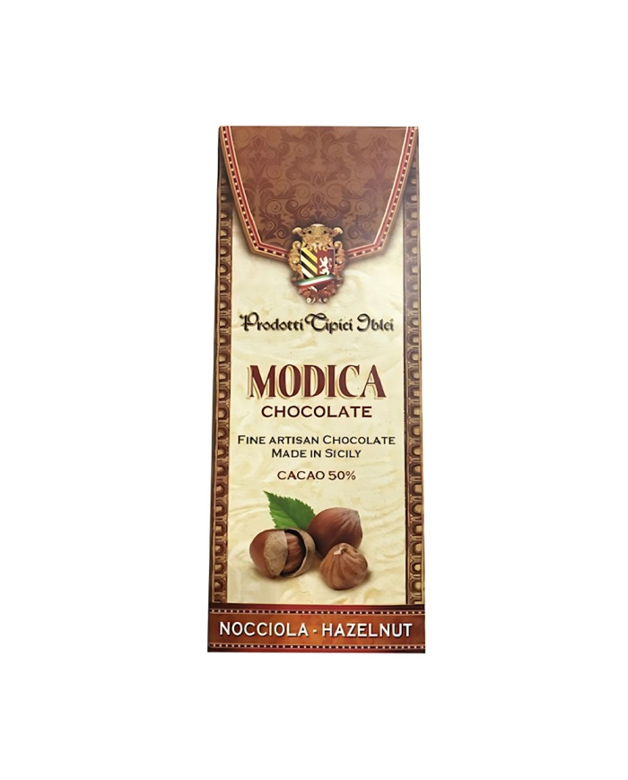 Cioccolato di Modica IGP alla Nocciola (100 gr)