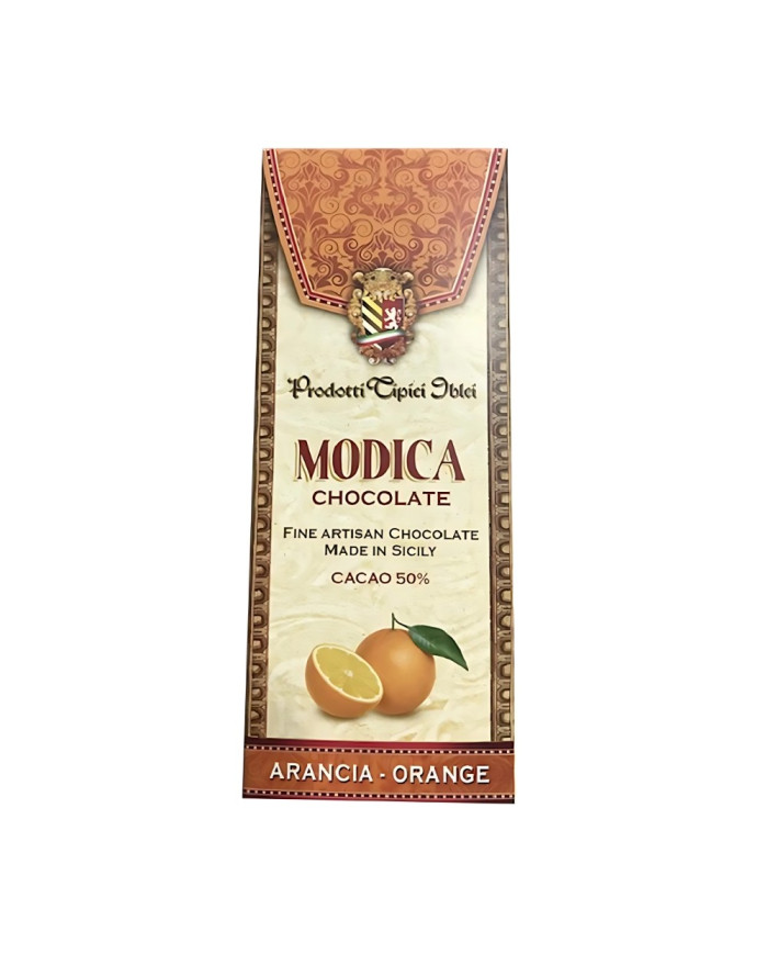 Cioccolato di Modica IGP all'Arancia (100 gr)
