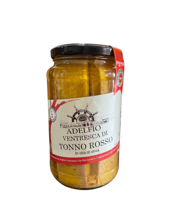 Ventresca di Tonno Rosso in vetro Adelfio 565 gr