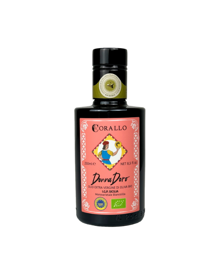 Olio evo Donnadoro monocultivar Biancolilla 250ml