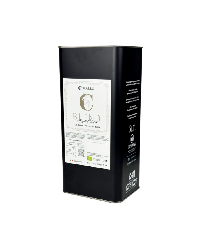 Latta 5 litri Olio Extra Vergine d'Oliva Blend cultivar di Sicilia