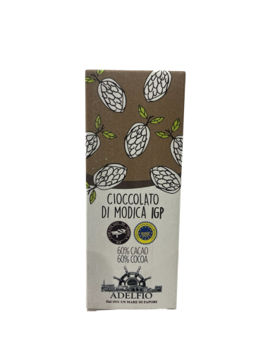 Cioccolato di Modica IGP Adelfio senza aromi 60% (100 gr)