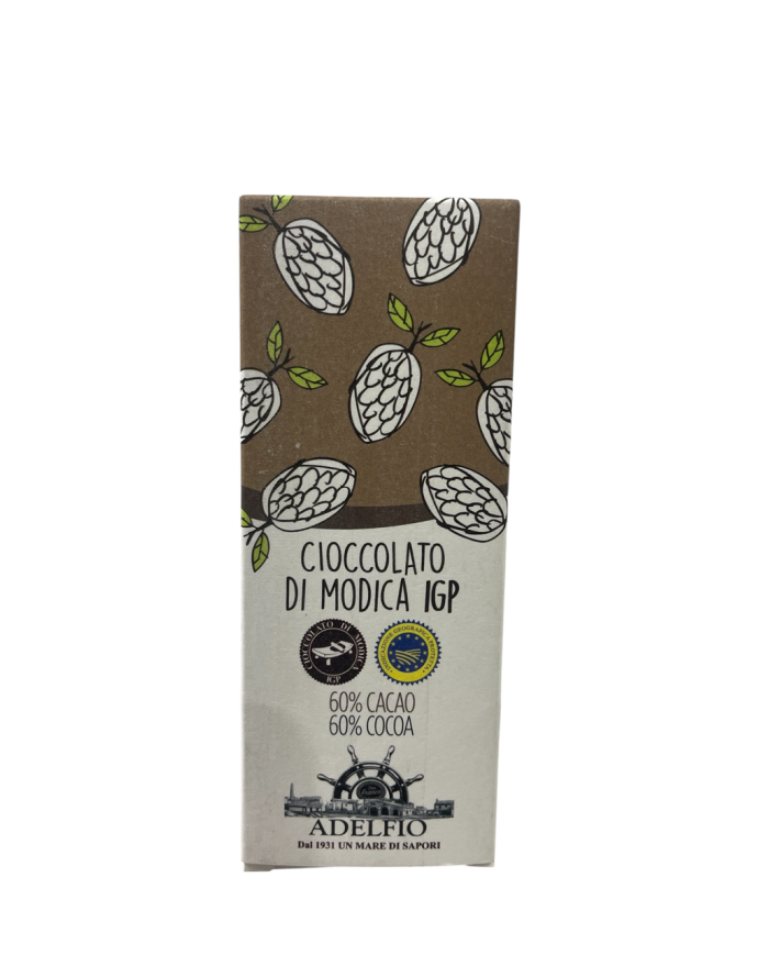 Cioccolato di Modica IGP Adelfio senza aromi 60% (100 gr)