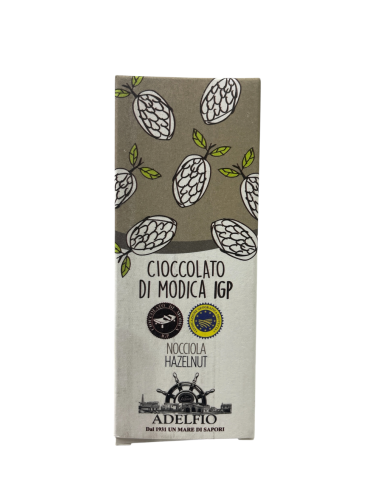 Cioccolato di Modica IGP alla Nocciola (100 gr)