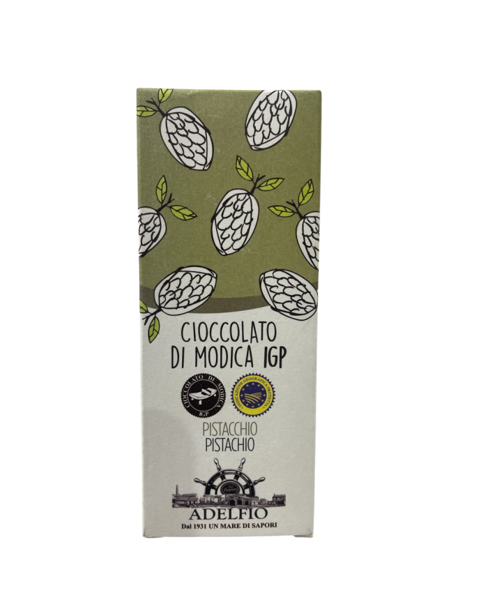 Cioccolato di Modica IGP al pistacchio (100 gr)