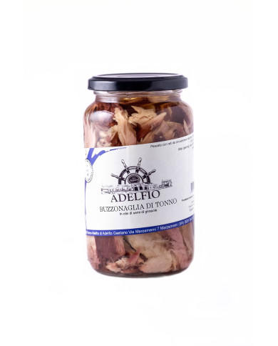 Buzzonaglia di Tonno all'olio di semi in vaso Adelfio 565 gr