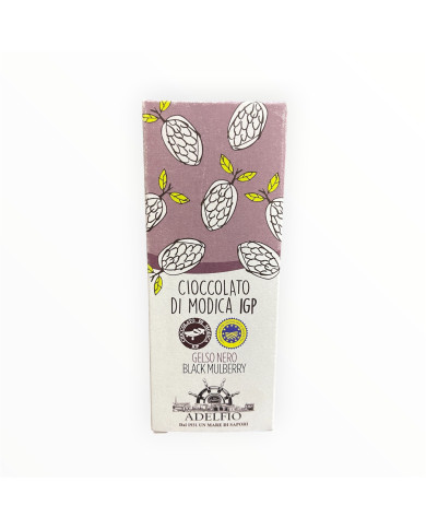 Cioccolato di Modica IGP ai gelsi neri (100 gr)