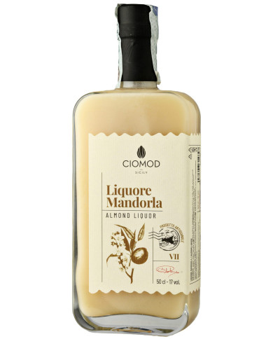 Liquore artigianale siciliano mandorla Ciomod 50 cl