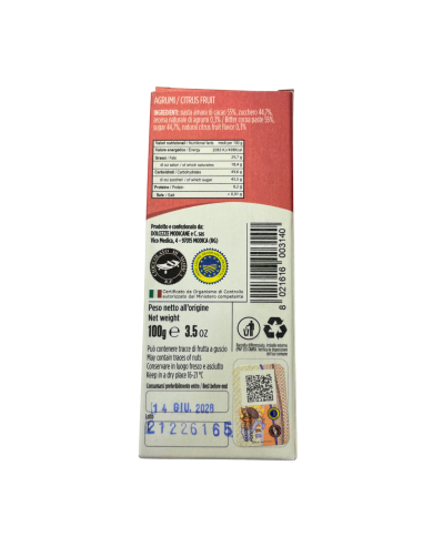 Cioccolato di Modica IGP Adelfio agli Agrumi (100 gr)